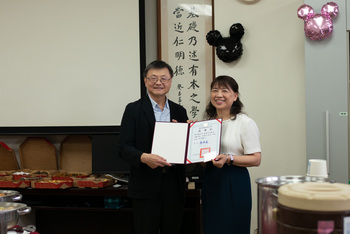 114.06.18劉淑爾老師退休及沈新民老師榮升副教授餐會圖片