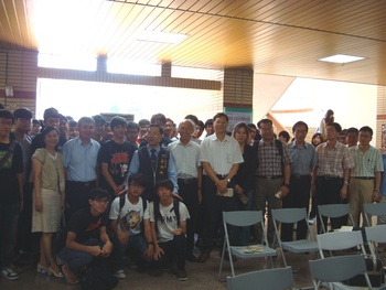 100-2學期勤益歷史週－「國族熱情：追尋青年保釣的足跡」開幕式圖片